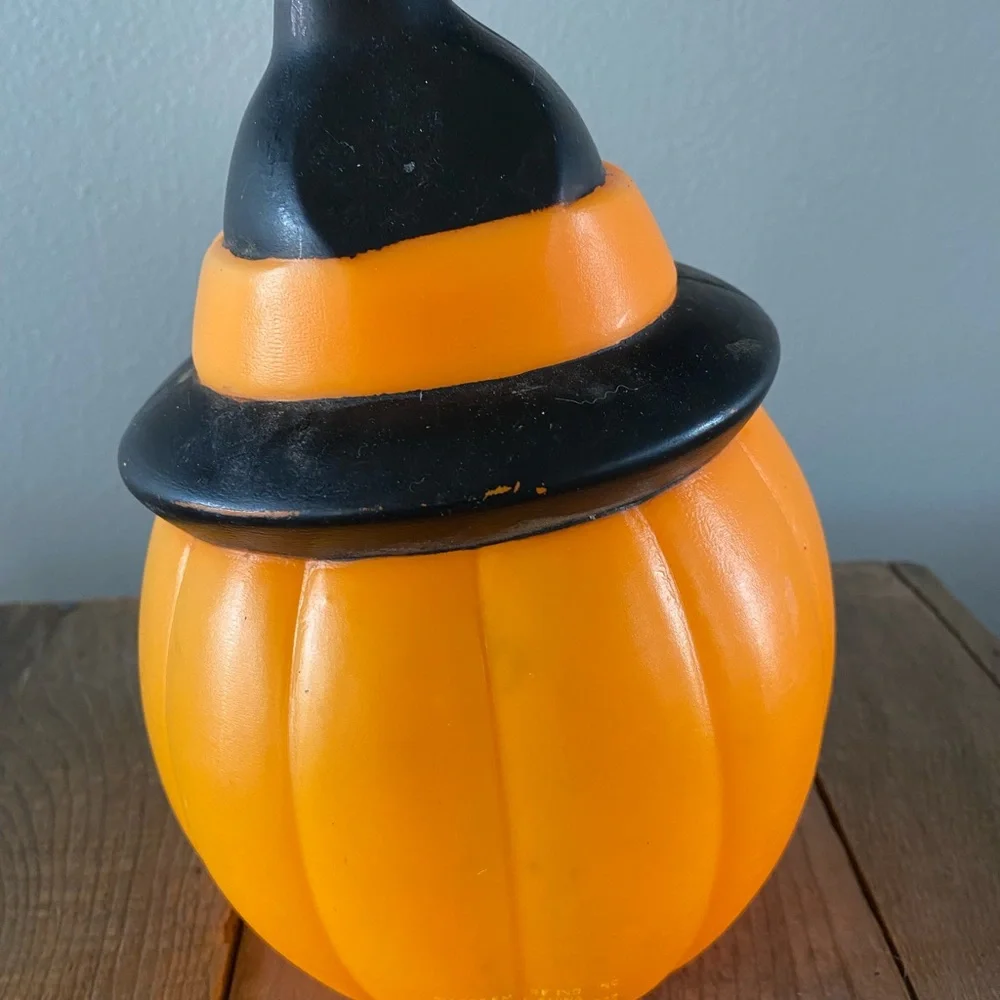 Vintage Empire Halloween Pumpkin Plastic Mold 1995 🎃